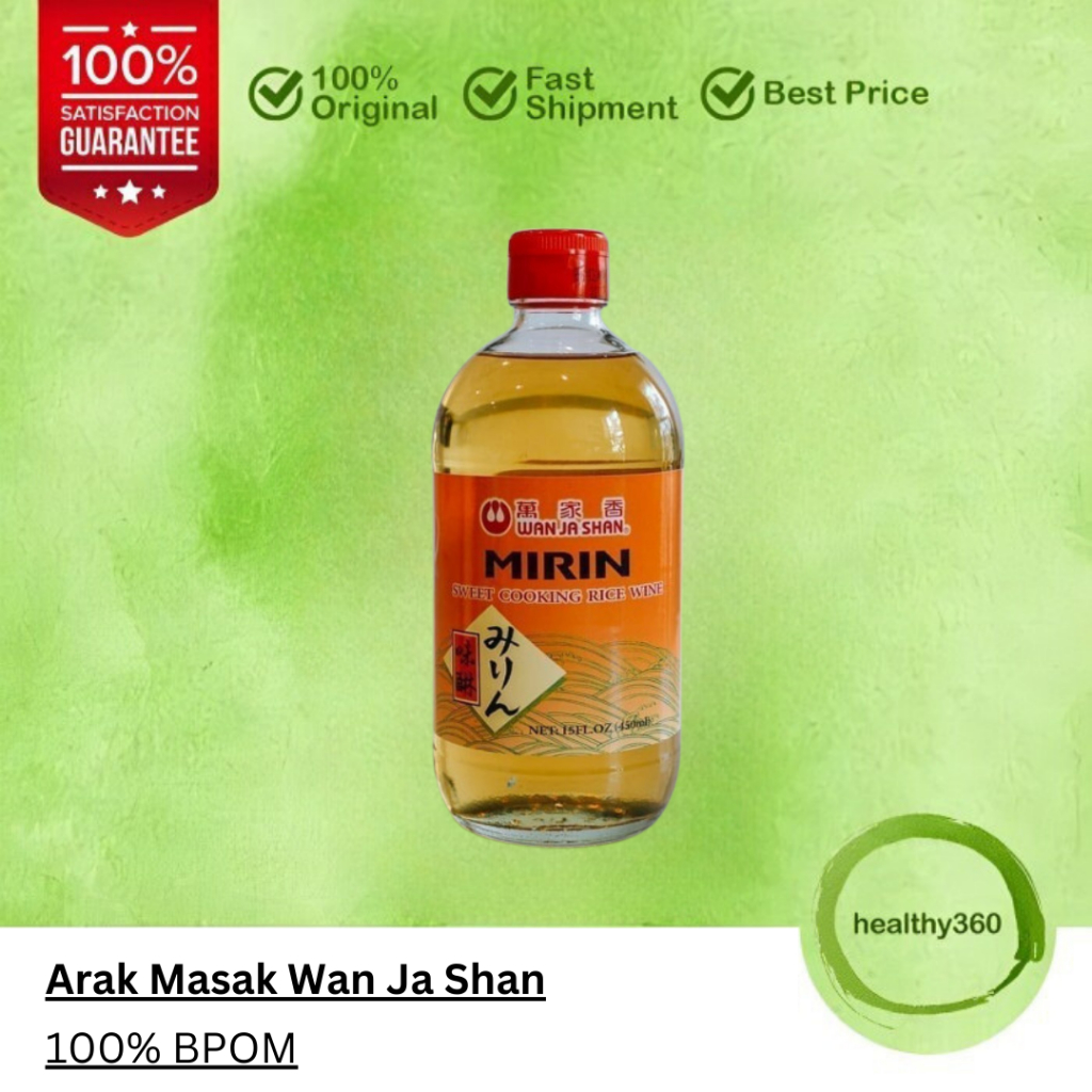 

Arak Masak Wan Ja Shan Mirin 450ml Sweet Cooking Sauce BPOM