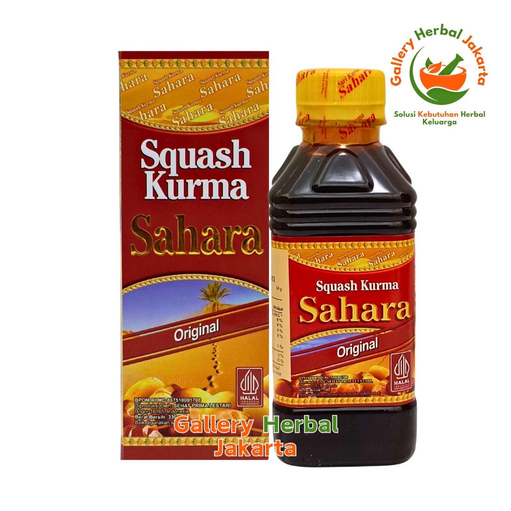 

Sahara Squash Sari Kurma Original Kemasan 330gram