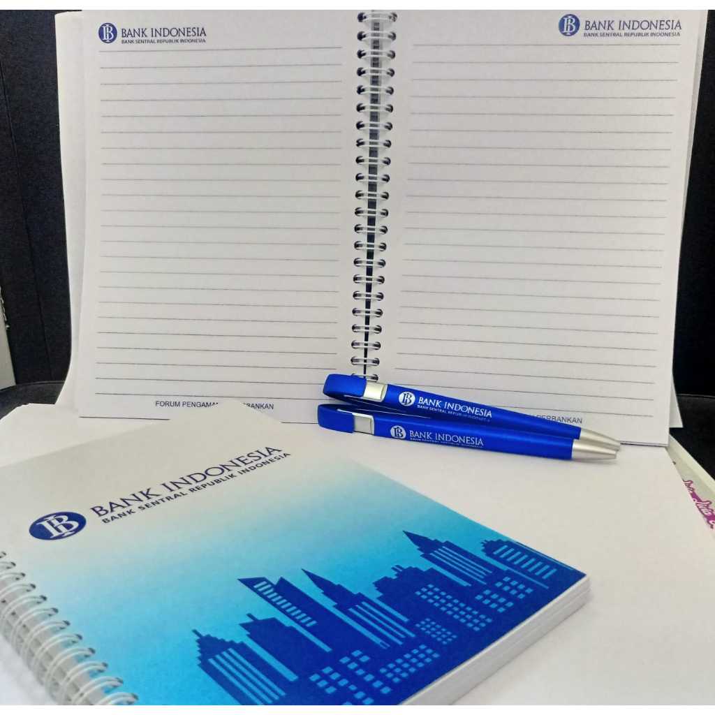 

SEMINAR KIT Custom Notes, Block Notes, Memo Ukuran A5 Finishing Spiral
