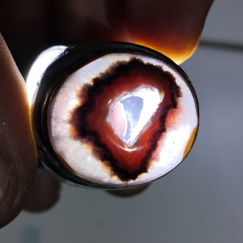 Batu akik combong wulung ajib