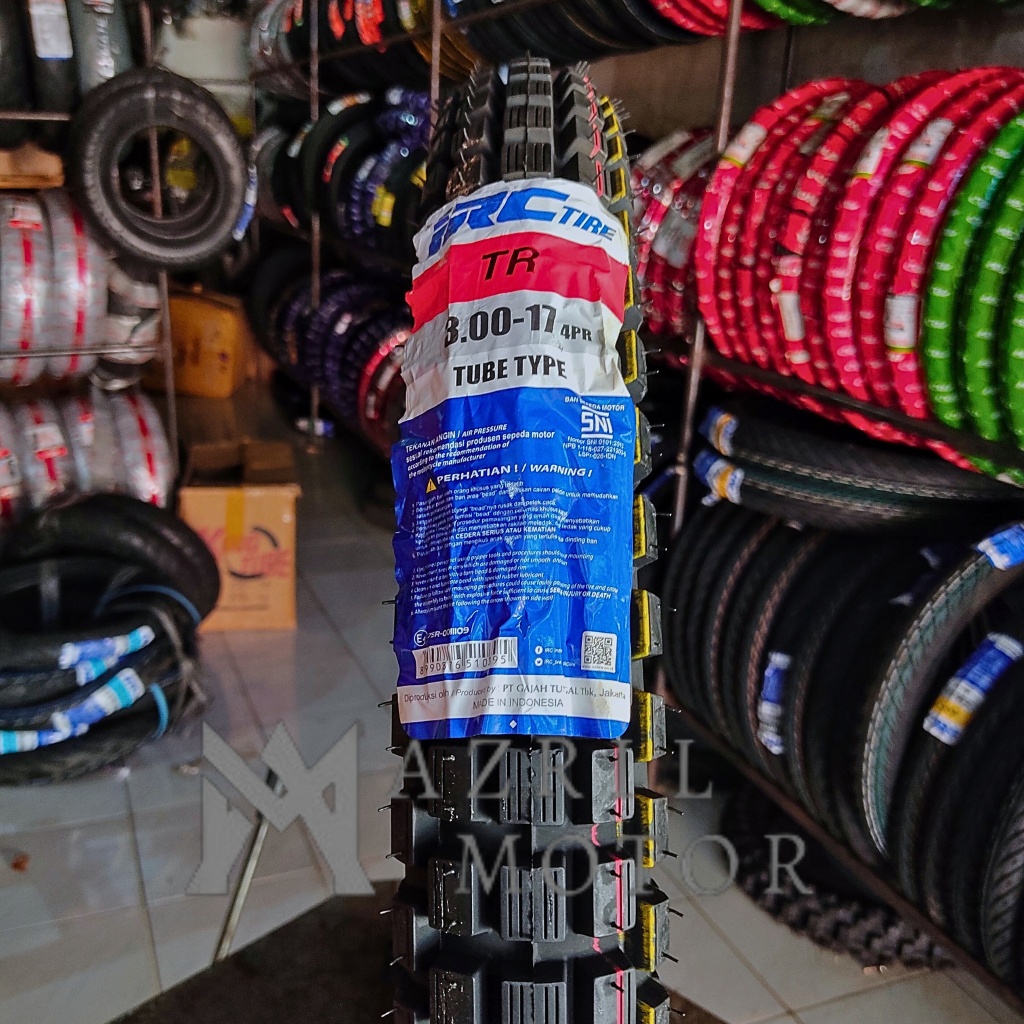 BAN HONDA WIN DEPAN BELAKANG TRAIL 275-18 300-17 TUBETYPE (BUKAN TUBLES) IRC TR