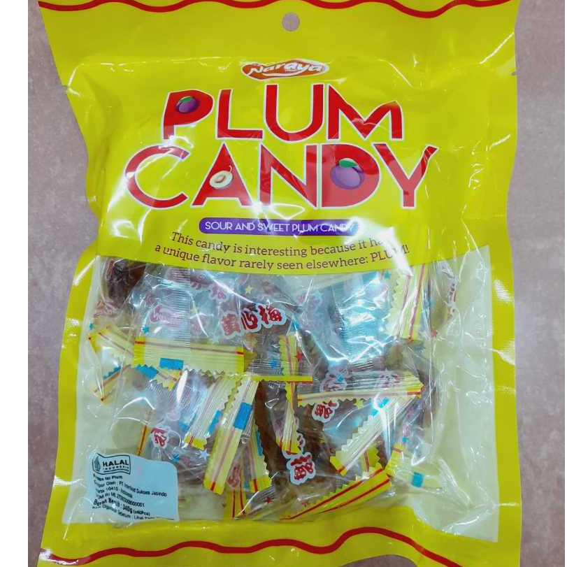 

[HALAL] Naraya Plum Candy 100gr / Permen isi Plum Sour & Sweet Buah Plam