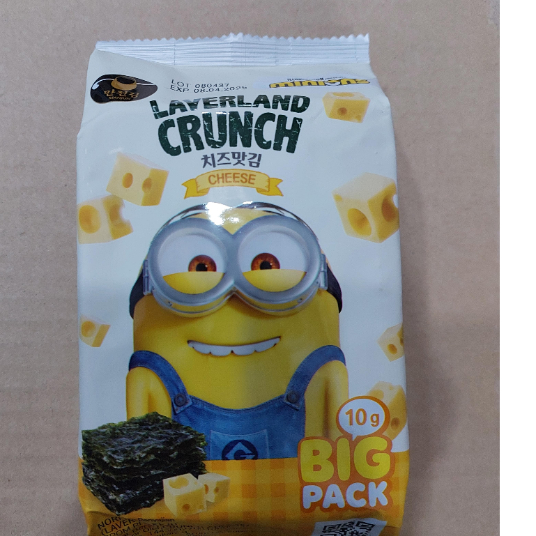 

Laverland Minions Rumput Laut Berbagai Rasa / Hot spicy / Cheese 10 gr