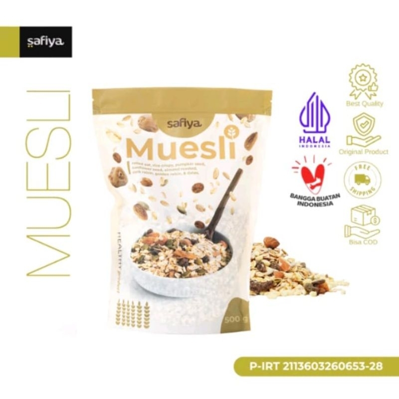 

Muesli Fruit Safiya & Seed | Sereal Sehat Original 1kg