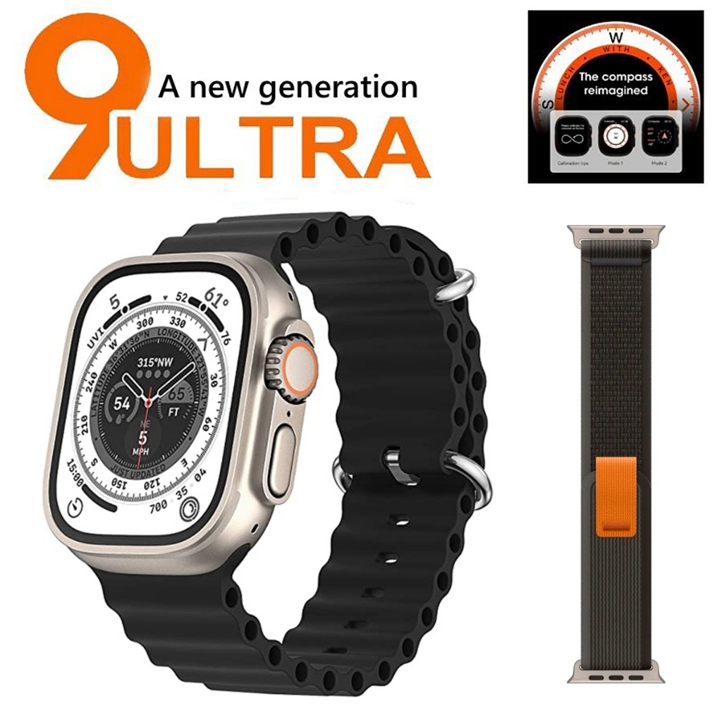 Smartwatch Smart Watch Original watch 9 Ultra 49mm  jam sport jam watch jam tangan analog jam tangan