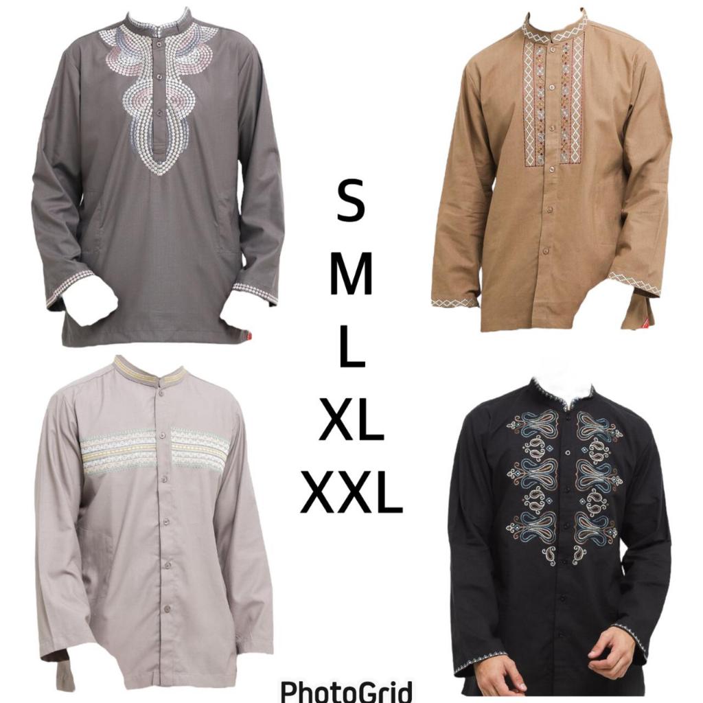 Preview baju koko pria lengan panjang By Itang Yunasz Limited - 3300 XXL