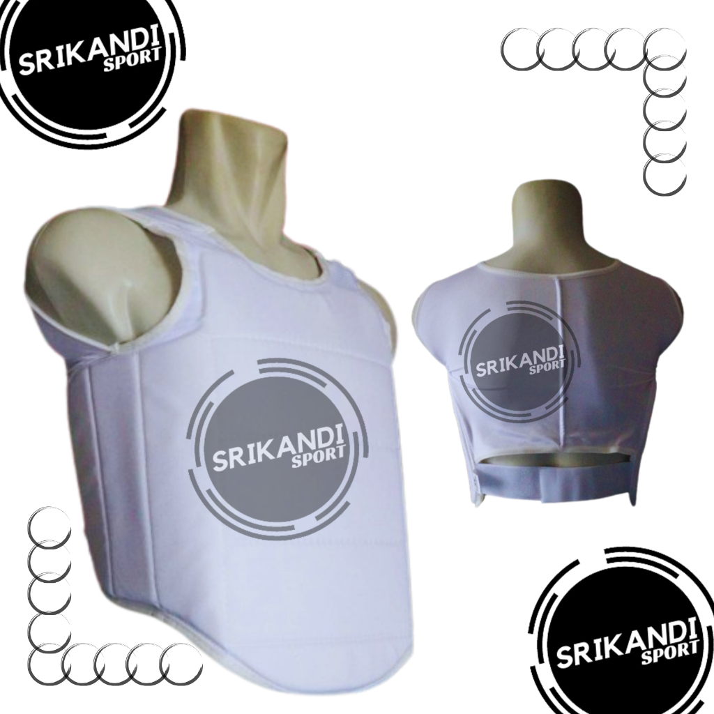 Pelindung Badan Karate MODEL KAOS Body Karate Body Protector Beladiri Karate