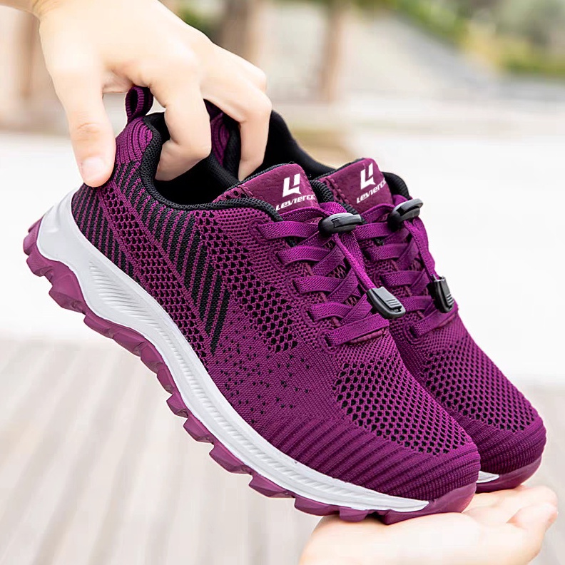 KODE Y88S FREE BOX LV28 Sepatu Sneakers Wanita Sepatu Sport Rajut Wanita Breathable Fashion Kasual K