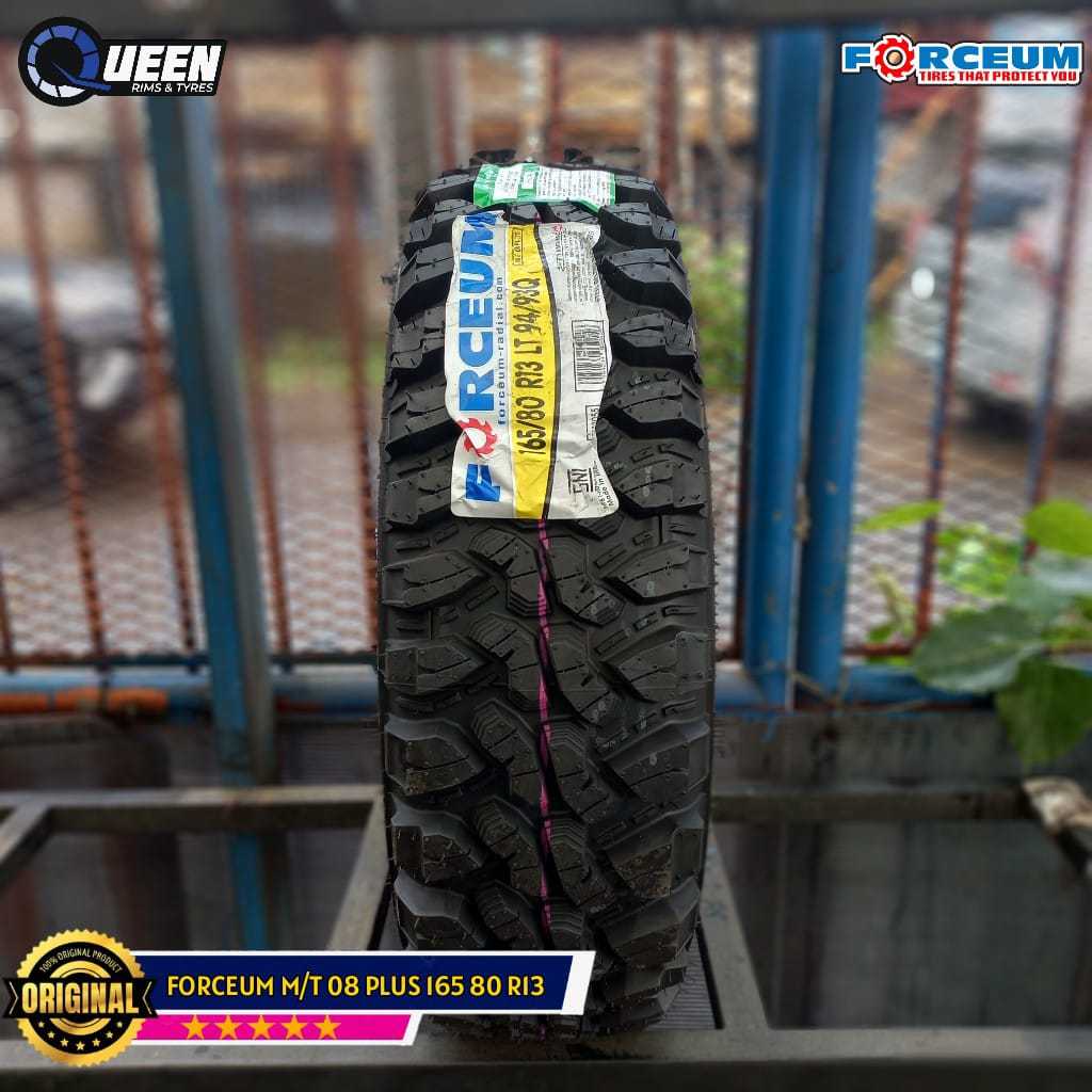 Ban Mobil ring 13 ban Mobil Offroad Kembangan Kasar 165 80 R13 forceum M/T ban Tubles Awet