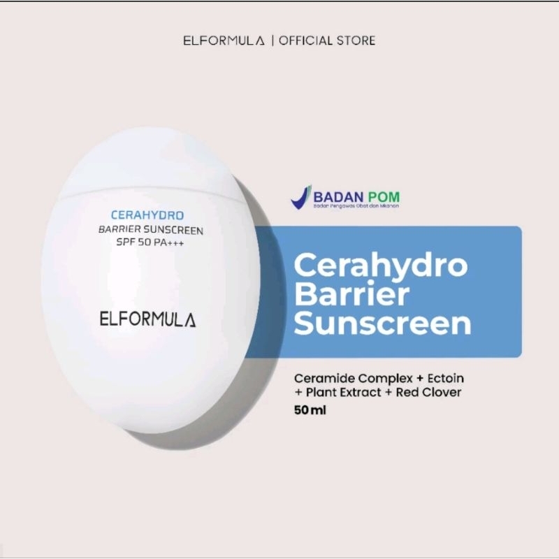 ELFORMULA CeraHydro Barrier Sunscreen, SUNSCREEN ELFORMULA SPF 50 PA+++