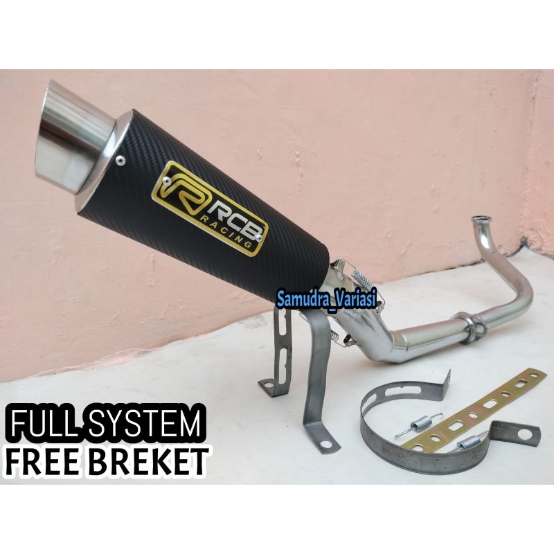 Knalpot RCB Racing Varian Matic Honda Beat karbu, Beat PGM-FI Old, Beat Esp, Beat CBS, Beat pop, Bea