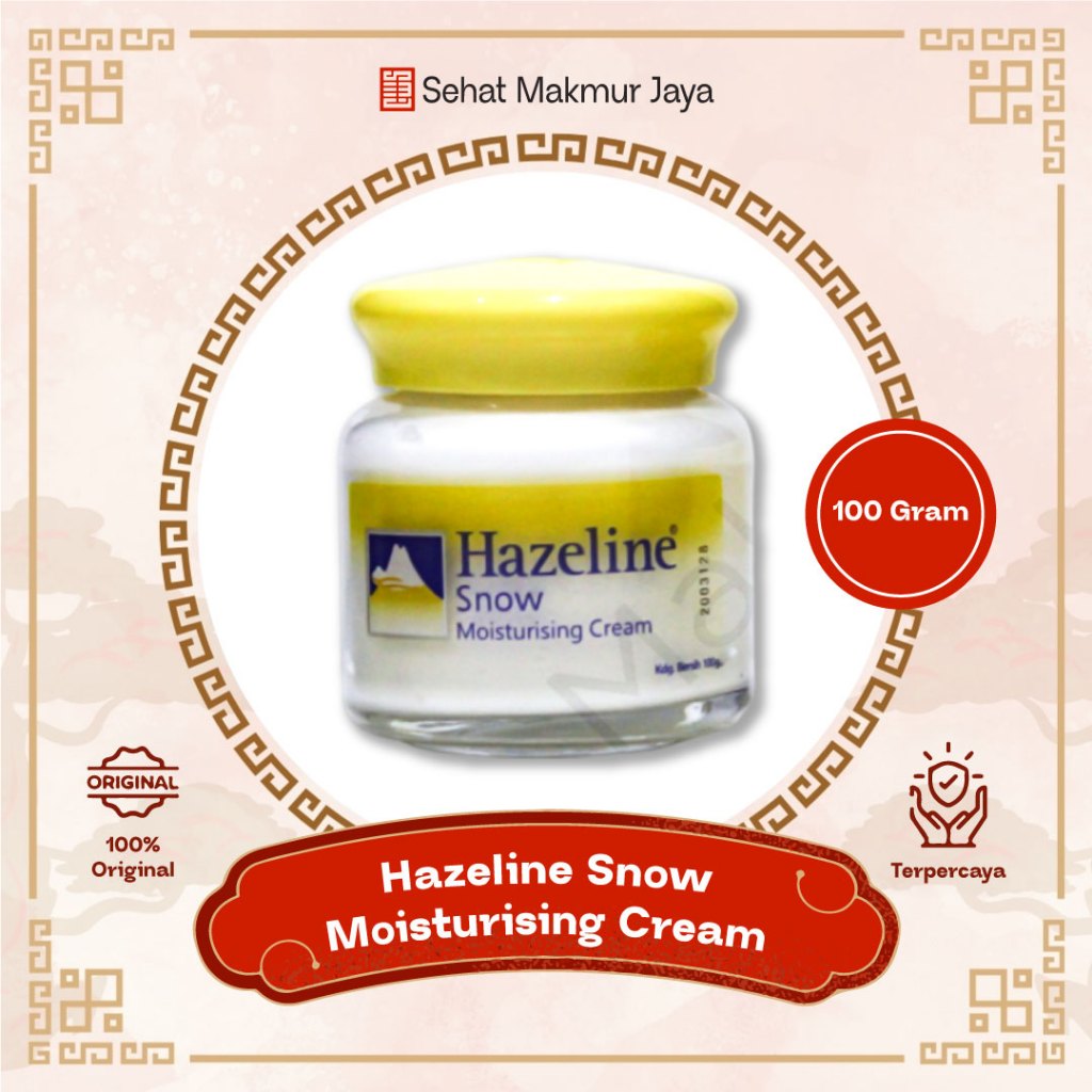 Hazeline Snow Original Pelembab Wajah Kering Dan Kusam Isi 100 Gram - Hazeline Snow Original Singapo