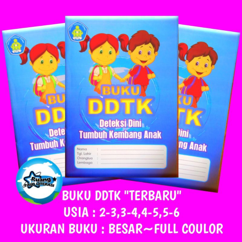BUKU DDTK | DETEKSI DINI TUMBUH KEMBANG ANAK | TERBARU EDISI REVISI |TK | PAUD | RA
