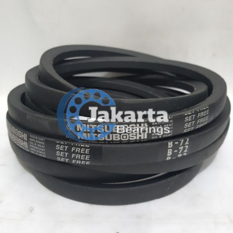 Tali Kipas Ban B72 MITSUBOSHI VanBelt FanBelt Van Fan V Belt B 72