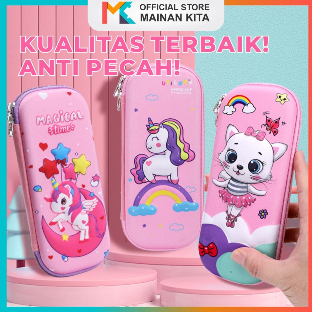 

Hot Item MK99 Tempat Kotak Pensil 3D Timbul Karakter Lucu