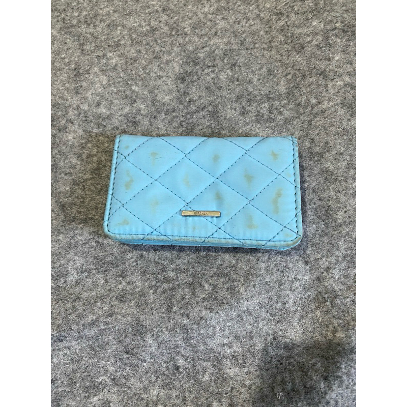 PRELOVED DOMPET WALLET BERSHKA BABY BLUE BIRU