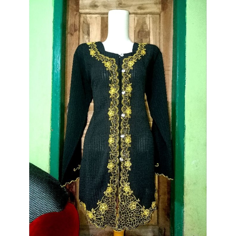 Kebaya Encim Sifon Bordir / Kebaya Encim Hitam / Kebaya Hitam