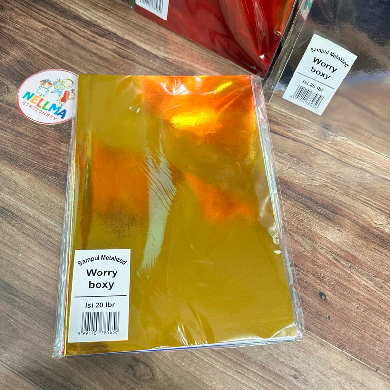 

Sampul Buku Campus Boxy Warna Metalik isi 20 lembar RJ4