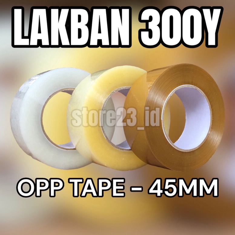 

Laris Lagi ISOLASI 45MM X 3Y LAKBAN 45MM X 3YARD LAKBAN JUMBO 45 MM X 3 Y