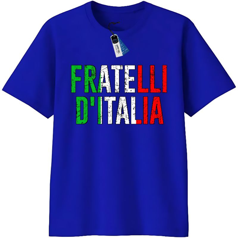 Kaos Pria Tshirt Wanita Unisex Anak Dewasa Fratelli D'Italia D Italia Italy Serie A