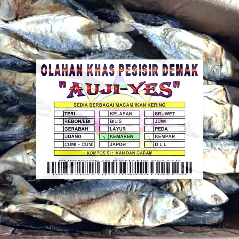 

GEREH IKAN KEMAREN KHAS DEMAK 100 Gram