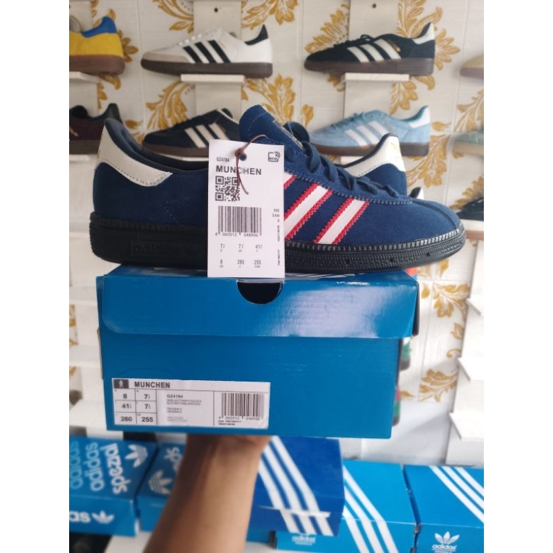 sepatu sneaker pria adidas munchen edge BNIB