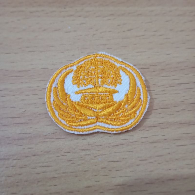 Logo Korpri Bordir Timbul Latar Putih / Keki