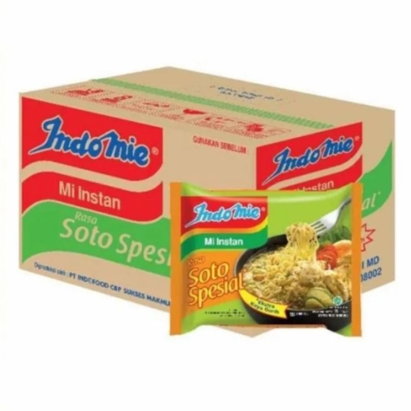 

INDOMIE Mie Instan Rasa Soto Special 1 Dus/Karton Isi 40 Pcs