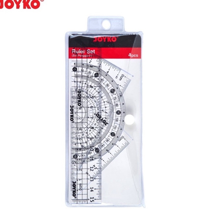 

Ruler set Joyko Penggaris SET Joyko RLPS2 1 set 4 pcs
