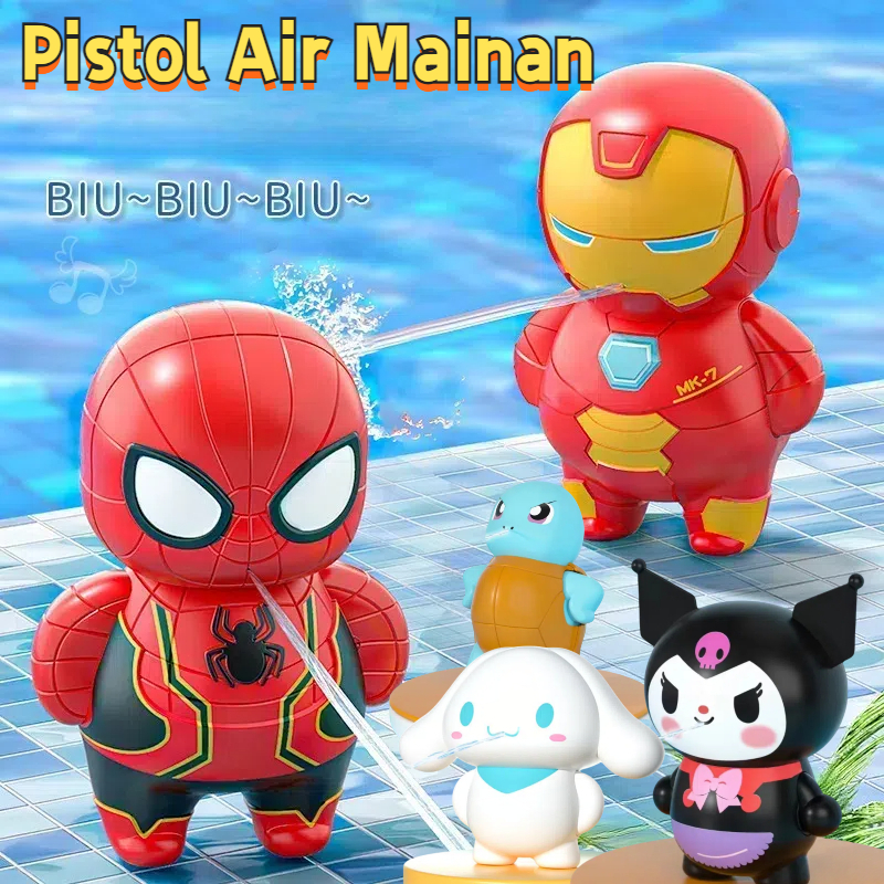 [Uniqstuff]Action Figure Marvel Avengers  Spiderman Captain Ironman Boneka Crayon Shinchan Shin Chan