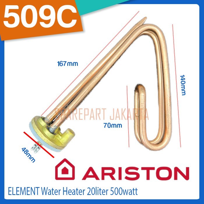 ELEMENT Water Heater Ariston 20liter 500watt ELT-509C