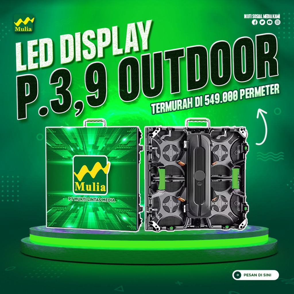 Videotron LED Screen P3.9  Outdoor Meter
