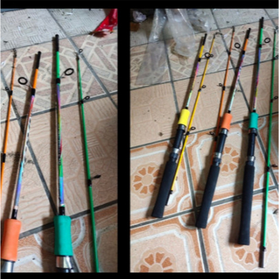 Alat Pancing Kuat Joran Daido Kona 135 Rod Fiber Solid