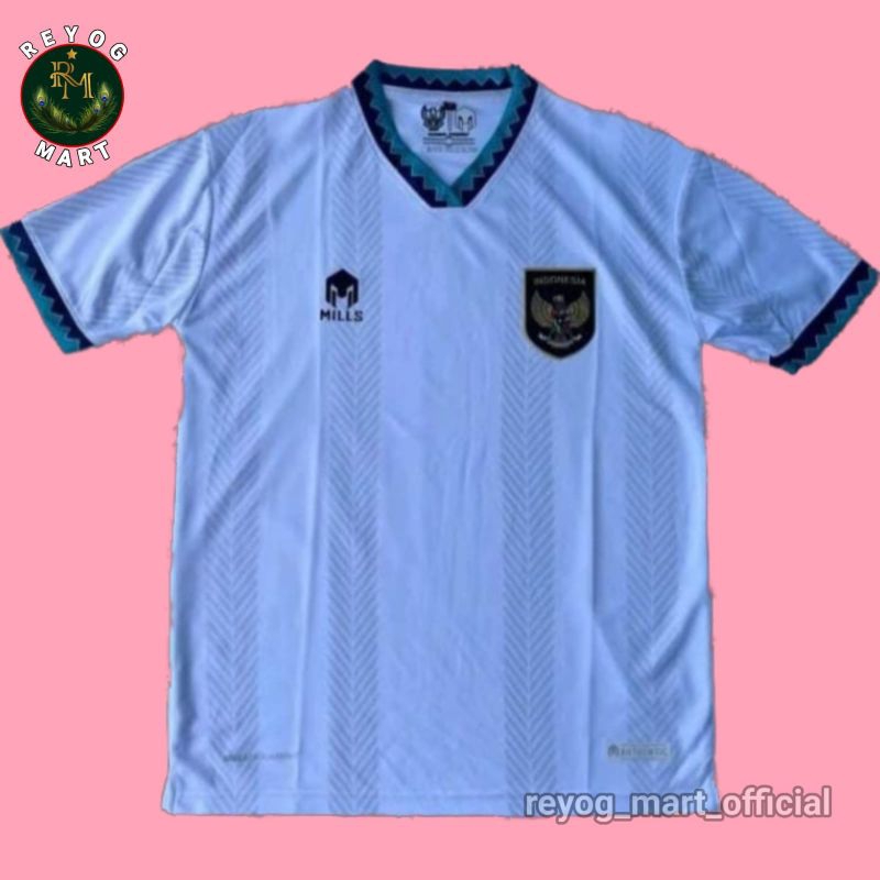 JERSEY AWAY MILLS TIMNAS INDONESIA 2023 2024 PUTIH