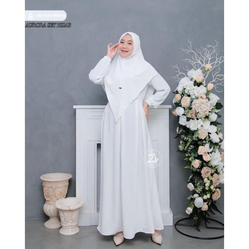AURORA SET HIJAB BY. ZR // SET HIJAB SYAR'I