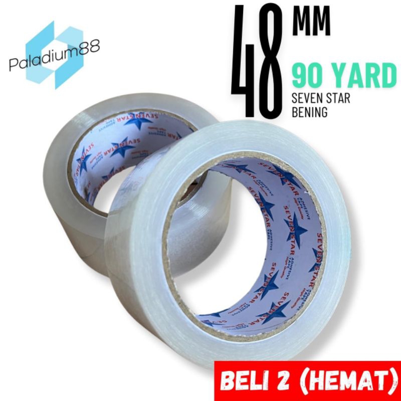 

Lakban PREMIUM ~Anti Robek~ 48MM 90 Yard SevenStar