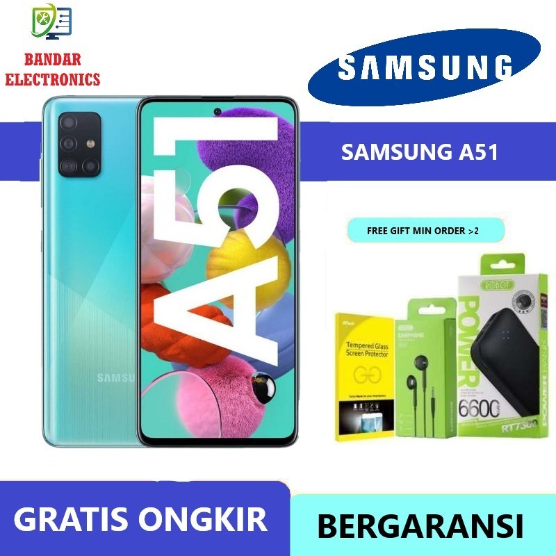 [SALE] HP SAMSUNG GALAXY A51 6+128/8+128/8+256 Bergaransi - 6/128