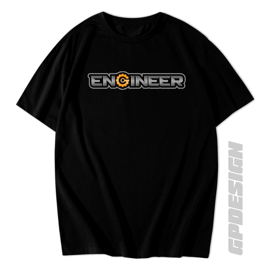 Kaos Baju Distro Engineer - Kaos Teknik Mesin - Baju Engineering