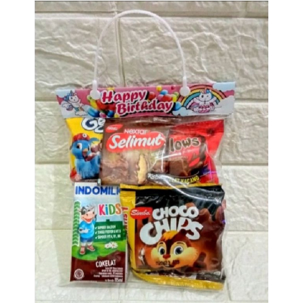 

Snack Ulang Tahun Anak/bingkisan ulang tahun/parcel/paket ulang tahun