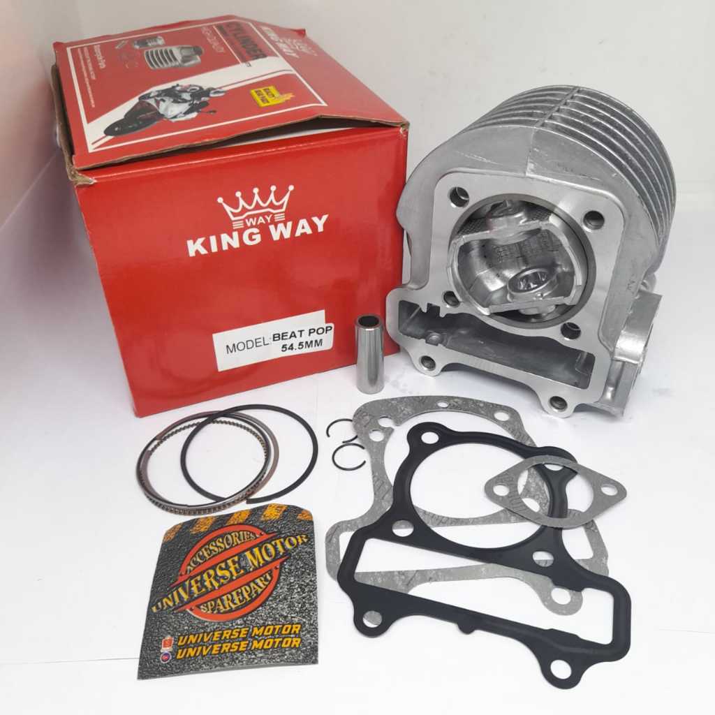 BLOK SEHER BEAT POP 54.5 / 53 RACING BLOK SILINDER BORE UP BEAT POP K44 BEAT ESP BEAT STREET