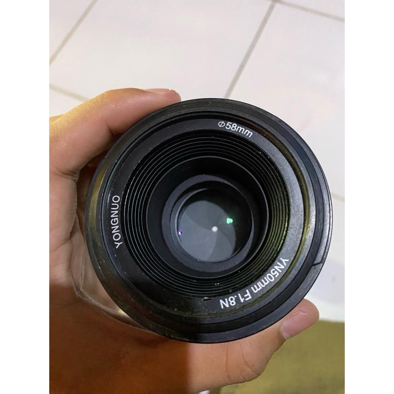 lensa youngnuo 50mm for nikon (second)