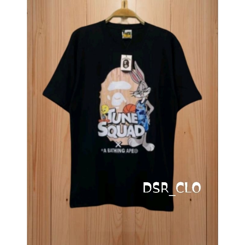 Kaos Bape A Bhating Ape Tune Squad T-shirt Bape Aape