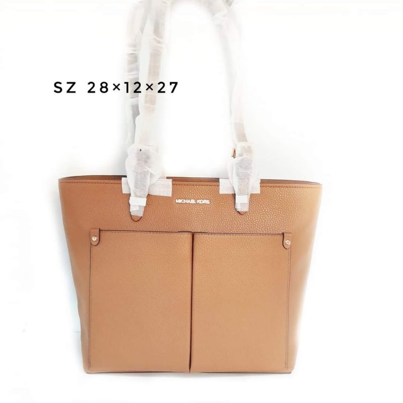 Mk pocket brown original tote bag