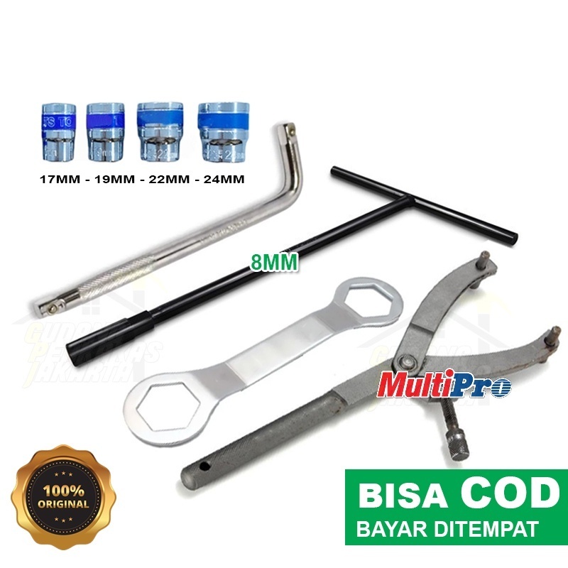 MULTIPRO PAKET CVT MATIC / KUNCI CVT LENGKAP / KUNCI CVT / TREKER CVT PALING LENGKAP / ALAT BUKA CVT