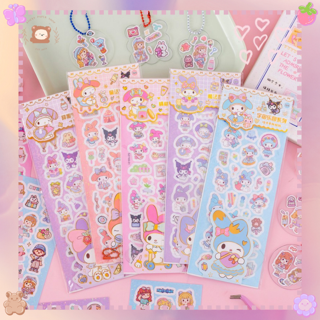 

3Pcs Sticker DIY Dekor Photocard Kpop Card Lucu dan Stiker Hias Gantungan