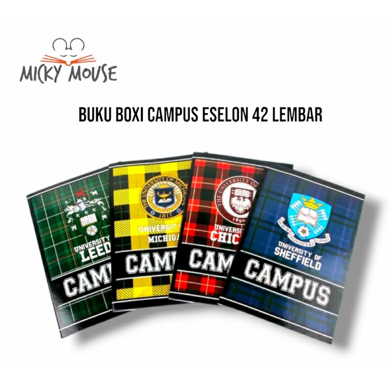 

10 Pcs Buku Tulis Boxi Campus Eselon 42 lembar / Buku Boxi Eselon 42 lembar