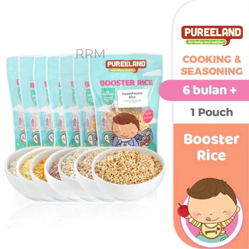 

6+ PUREELAND BERAS BB BOOSTER 200G BERAS MPASI ORGANIK