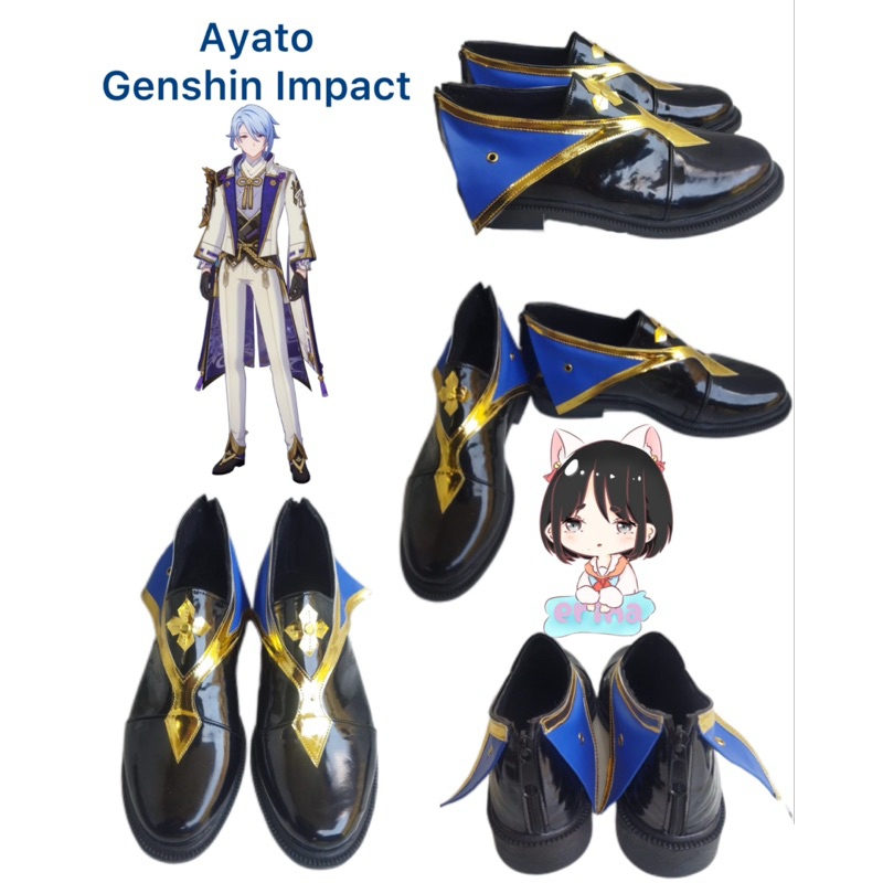 Ayato Genshin Impact Shoes/Sepatu