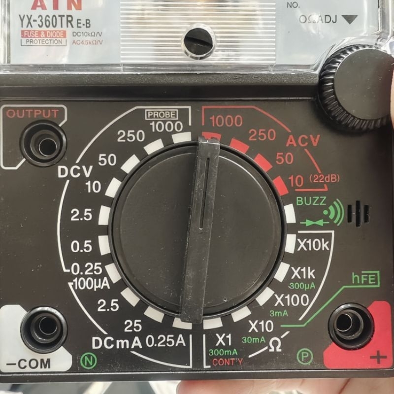 JKL Multitester ATN YX360TReb Multimeter Analog YX-360TReb Tester YX 360 TReb