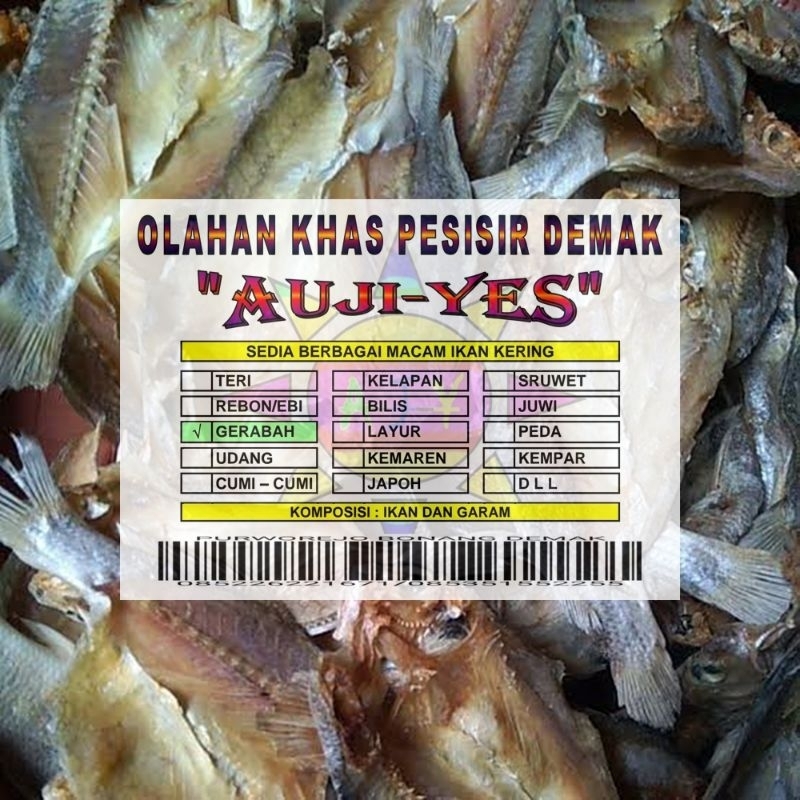 

GEREH IKAN GERABAH KHAS DEMAK 100 Gram